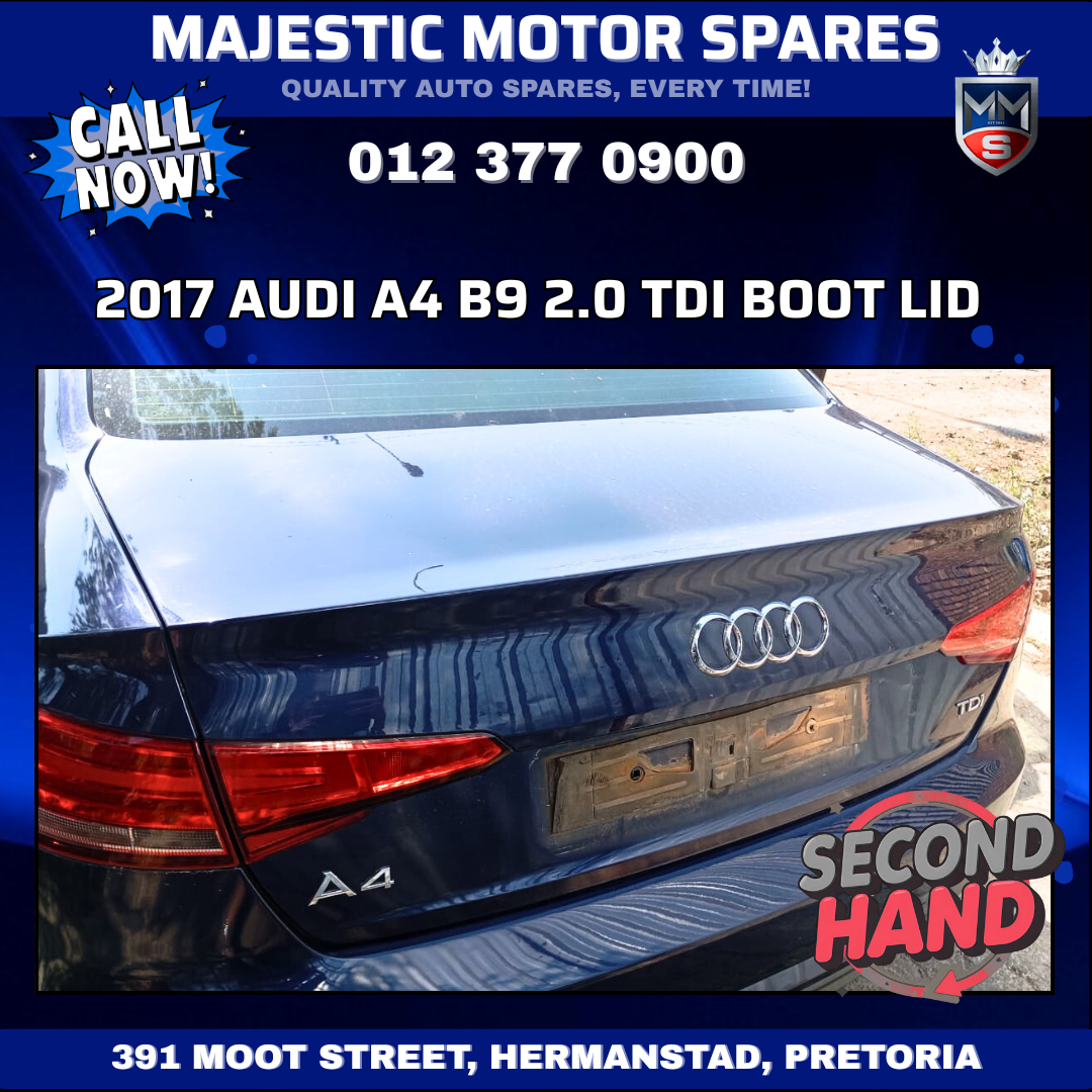 Used 2017 Audi A4 B9 2.0 TDI Boot Lid for Sale - Private Seller Used 2017 Audi A4 B9 2.0 TDI Boot Lid for Sale - Private Seller