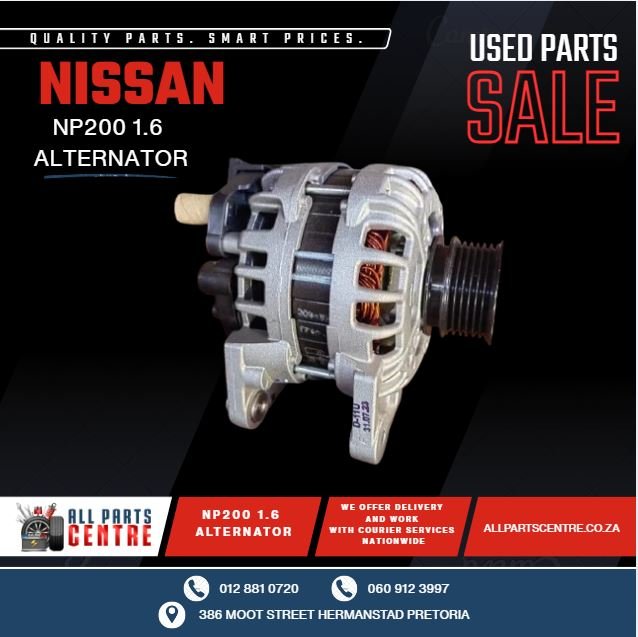 Nissan NP200 1.6 Alternator - Private Seller Nissan NP200 1.6 Alternator - Private Seller