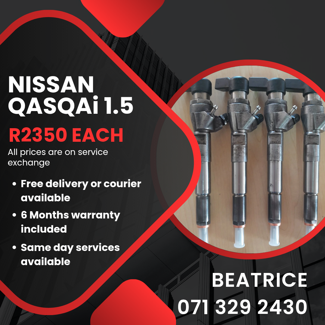 NISSAN QASQAI 1.5 INJECTORS FOR SALE WITH WARRANTY - Private Seller