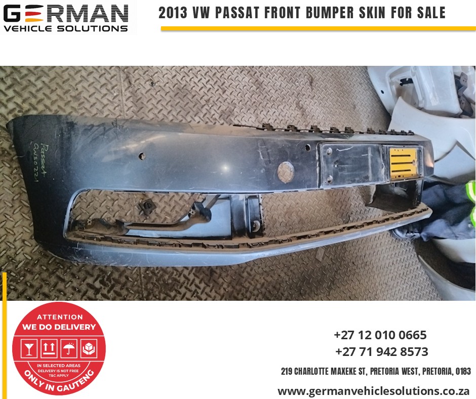 second-hand 2013 vw Passat front bumper skin – great condition - Private Seller second-hand 2013 vw Passat front bumper skin – great condition - Private Seller
