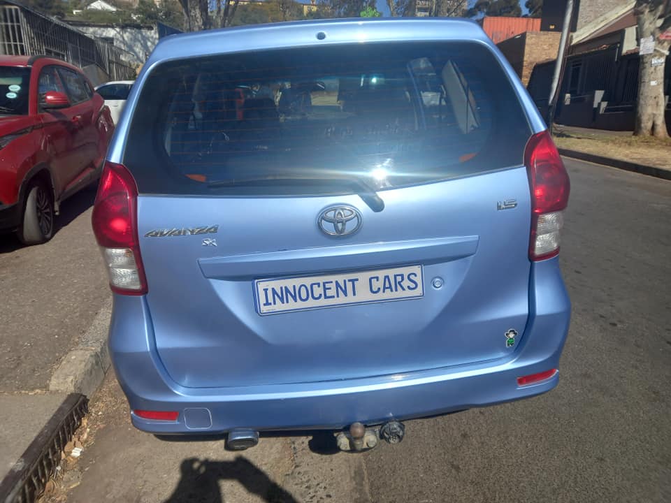 2013 TOYOTA AVANZA 1.5 SX PETROL, MANUAL, BLUE COLOR, MILEAGE
