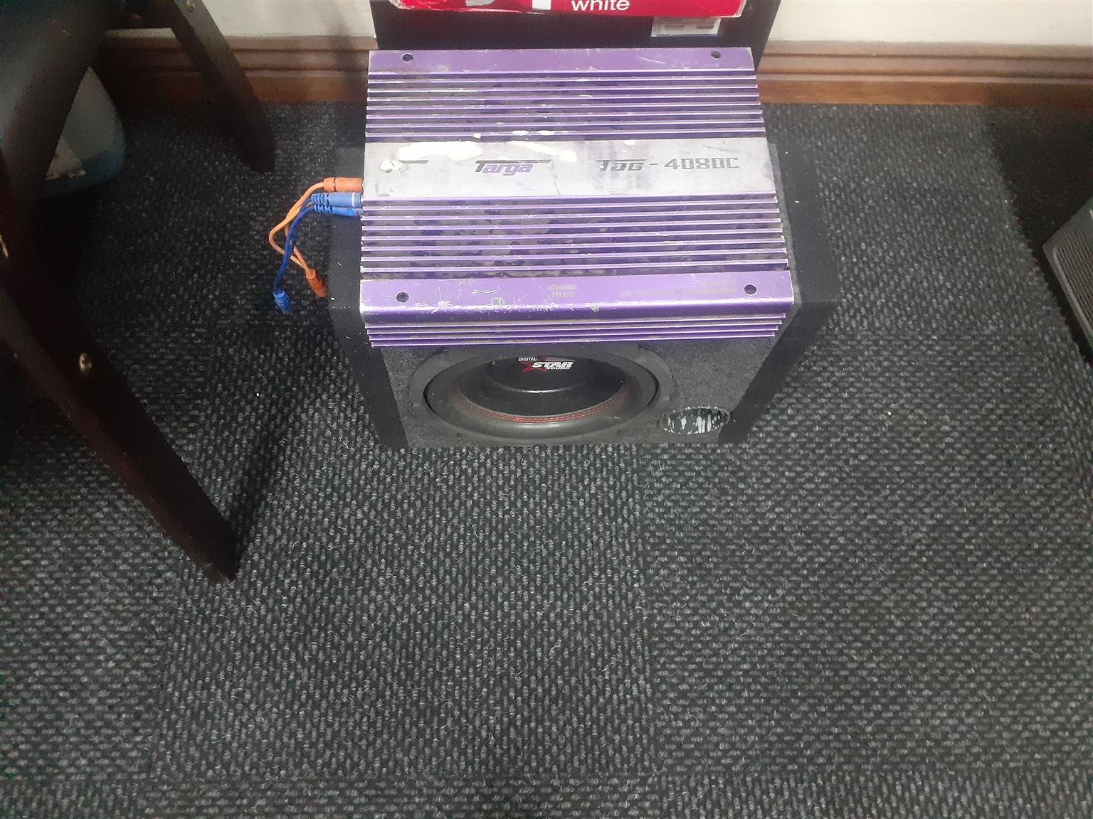 AMPLIFIERS AND SUBWOOFER FOR SALE AMPLIFIERS AND SUBWOOFER FOR SALE