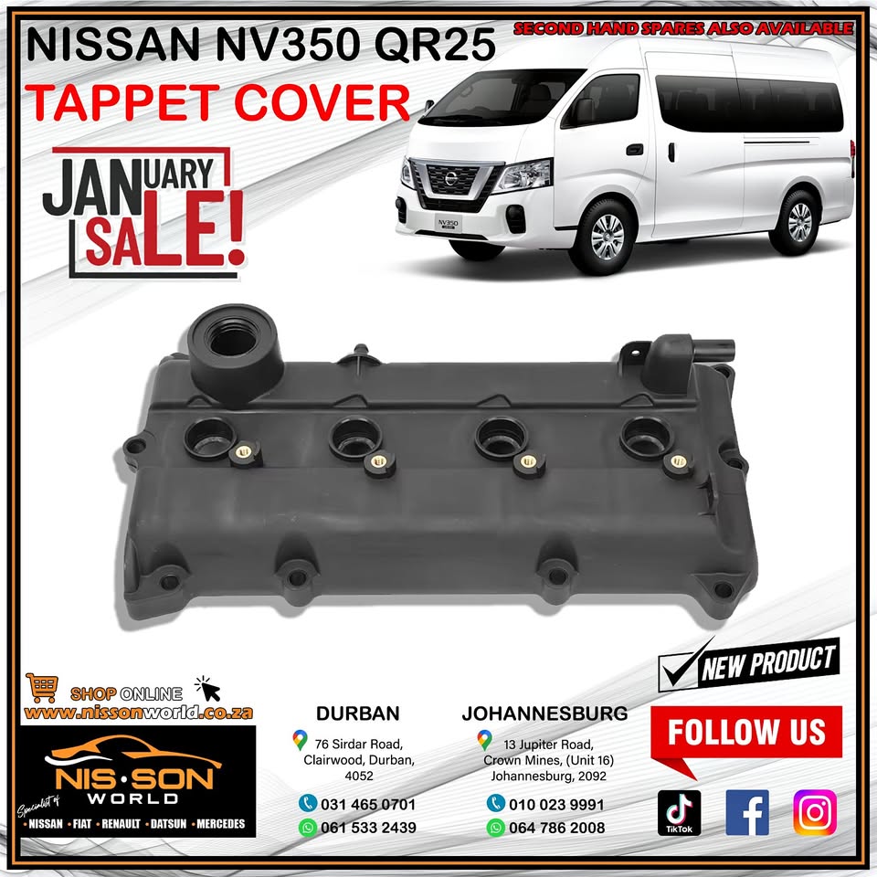 NISSAN NV350 QR25 TAPPET COVER - Private Seller NISSAN NV350 QR25 TAPPET COVER - Private Seller