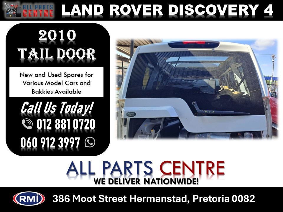 used Land Rover Discovery 4 tail door white for sale