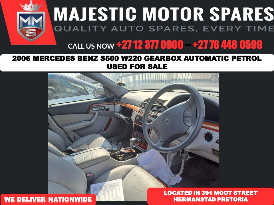 2005 Mercedes Benz W220 S500 Gearbox automatic - Private Seller 2005 Mercedes Benz W220 S500 Gearbox automatic - Private Seller