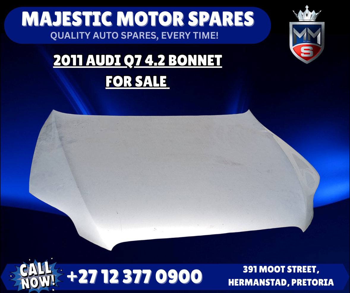 2011 Audi Q7 4.2 bonnet for sale – used - Private Seller 2011 Audi Q7 4.2 bonnet for sale – used - Private Seller