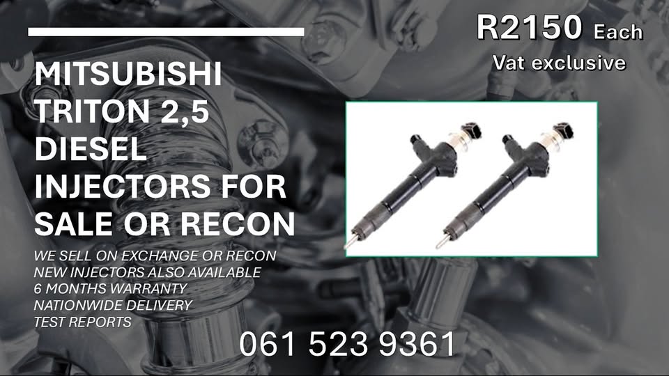 MITSUBISHI TRITON 2.5 DIESEL INJECTORS-FREE COURIER NATIONWIDE - Private Seller MITSUBISHI TRITON 2.5 DIESEL INJECTORS-FREE COURIER NATIONWIDE - Private Seller