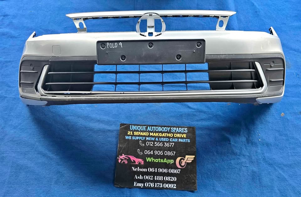 VW Polo 9 Front Bumper With Grills
