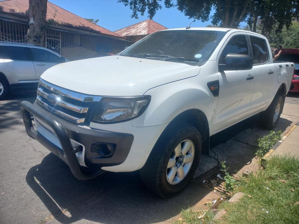 2015 FORD RANGER D-CAB 2.2 XLT DIESEL, MANUAL, WHITE COLOR