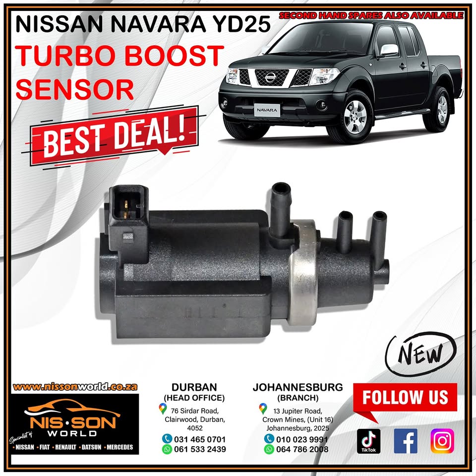NISSAN NAVARA YD25 TURBO BOOST SENSOR