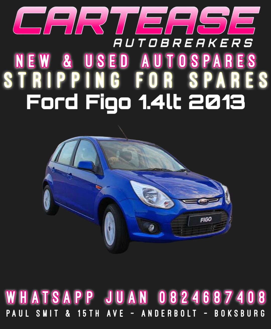 FORD FIGO 2013 STRIPPING FOR SPARES - Private Seller FORD FIGO 2013 STRIPPING FOR SPARES - Private Seller
