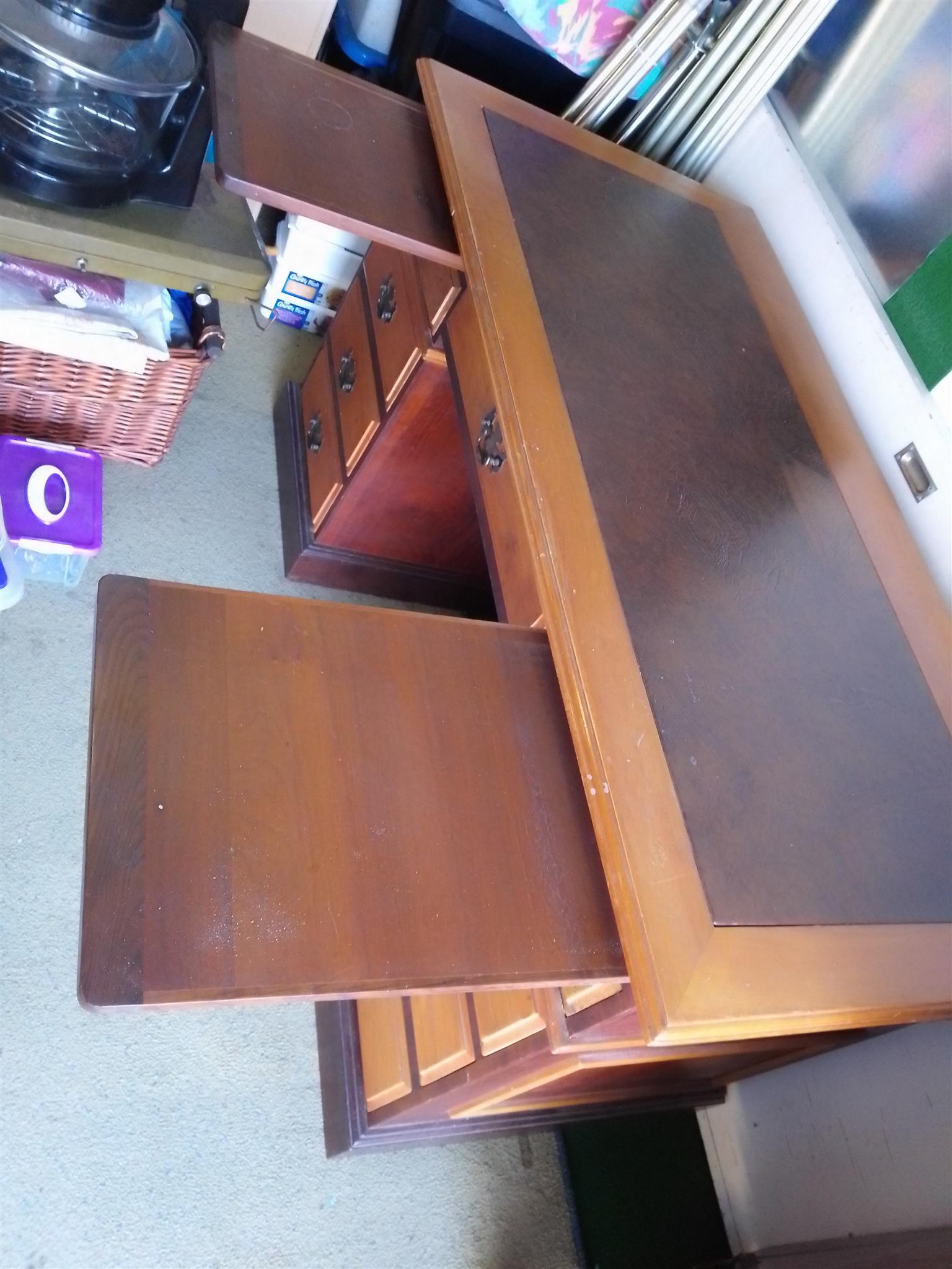 Antique Teak office desk