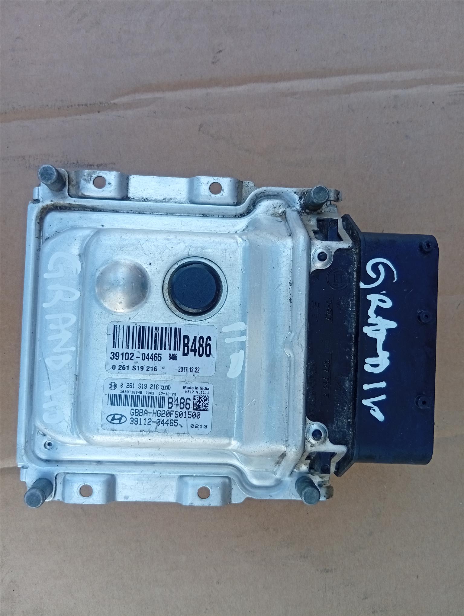 Hyundai i10 Grand Computer Box ECU, 0261S19216, 39102-04465, 39112-04465 - Private Seller Hyundai i10 Grand Computer Box ECU, 0261S19216, 39102-04465, 39112-04465 - Private Seller