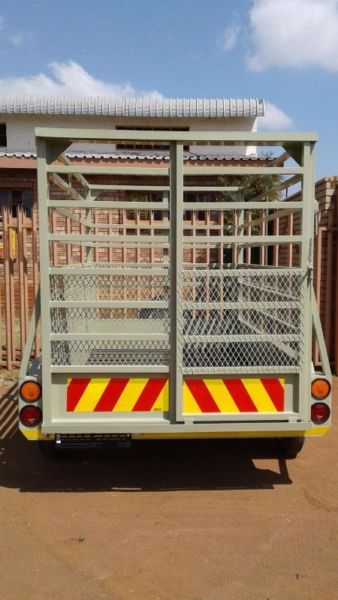 2.450m double axle Cattle trailers for sale