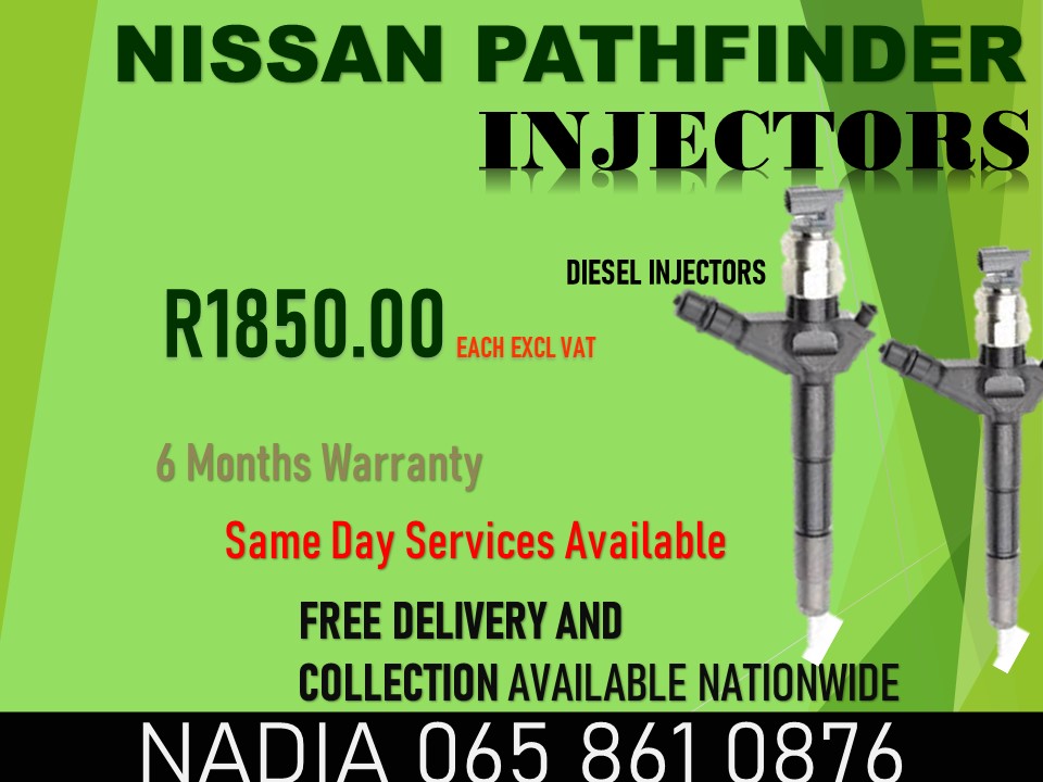 NISSAN PATHFINDER DIESEL INJECTORS FOR SALE OR TO RECON - Private Seller NISSAN PATHFINDER DIESEL INJECTORS FOR SALE OR TO RECON - Private Seller