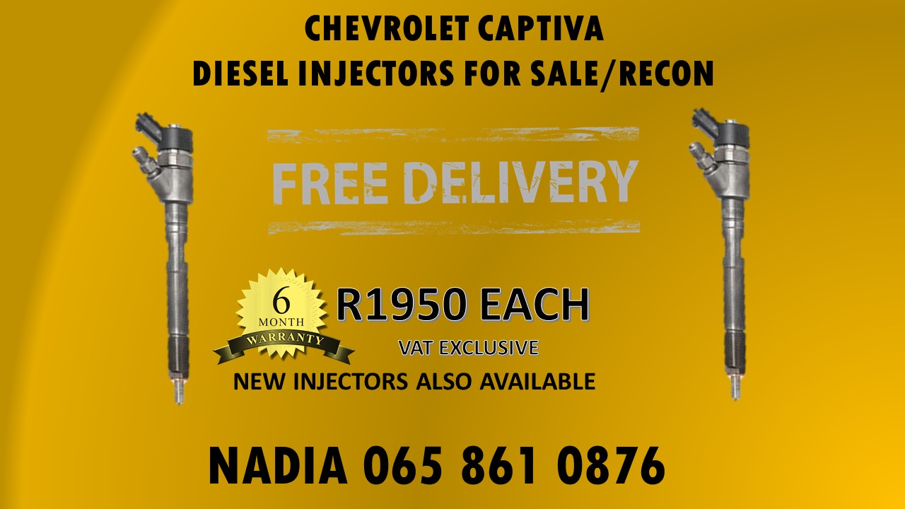 CHEVROLET CAPTIVA BOSCH DIESEL INJECTORS FOR SALE - EXCELLENT CONDITION - Private Seller CHEVROLET CAPTIVA BOSCH DIESEL INJECTORS FOR SALE - EXCELLENT CONDITION - Private Seller