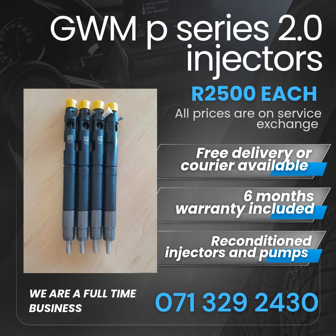 GWM 2.0 P SERIES INJECTORS FOR SALE WITH WARRANTY - Private Seller GWM 2.0 P SERIES INJECTORS FOR SALE WITH WARRANTY - Private Seller
