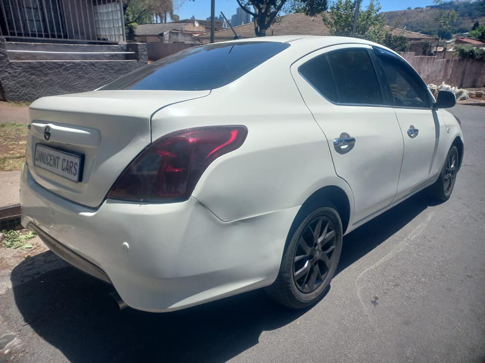 2017 NISSAN ALMERA SEDAN 1.5 PETROL, MANUAL, WHITE COLOR, MILEAGE 78000KMS