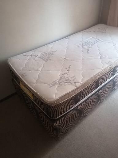 Am selling a single bed that was used only for two months in Midrand. 