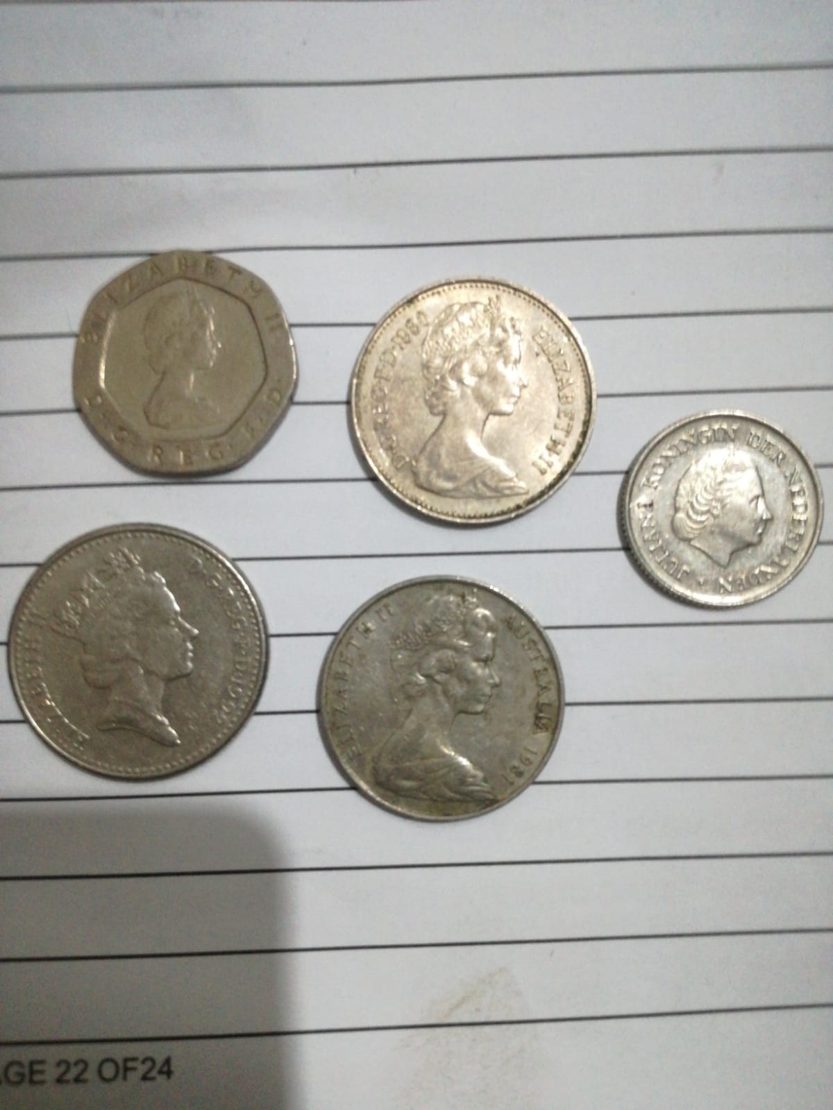 Old RSA and International coins