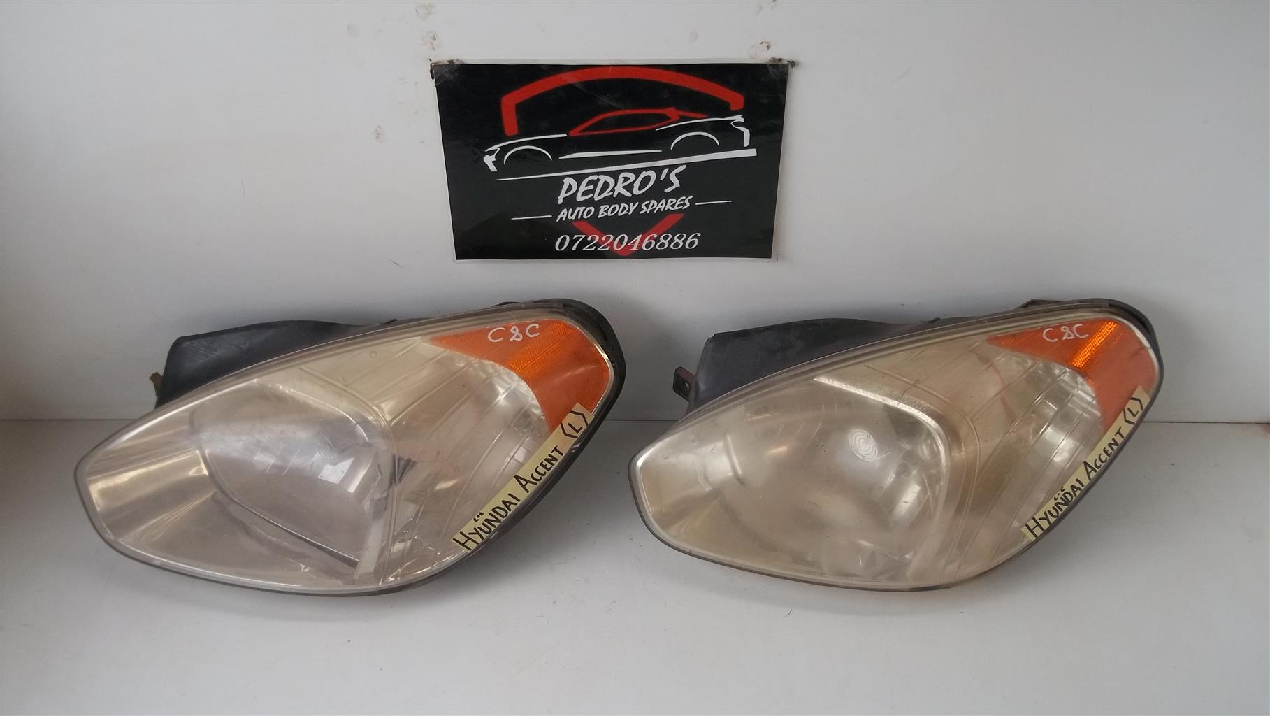 Hyundai Accent Left headlight x 2 - Private Seller Hyundai Accent Left headlight x 2 - Private Seller