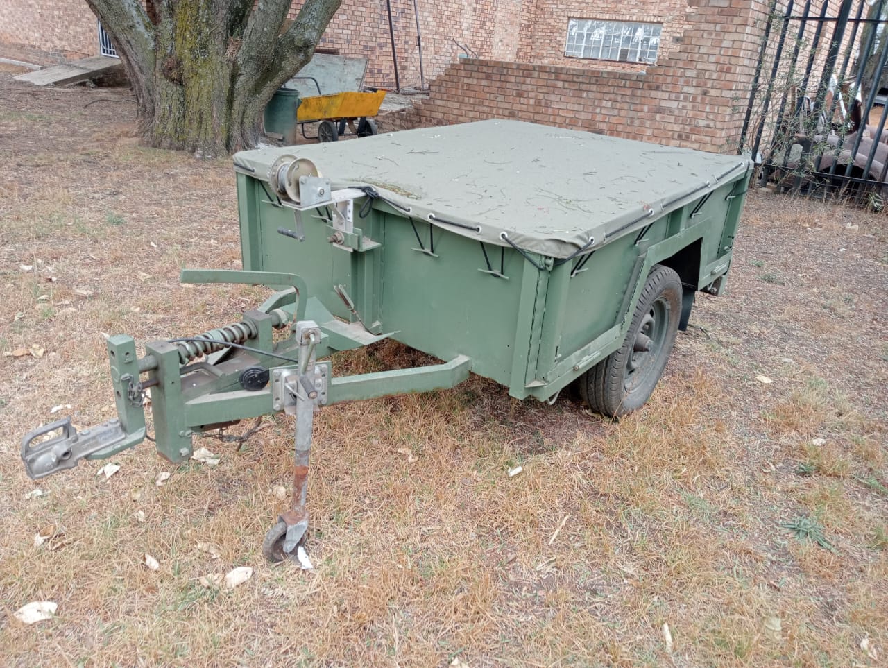 Trailer box with Canvas Cover Military Army Trailers