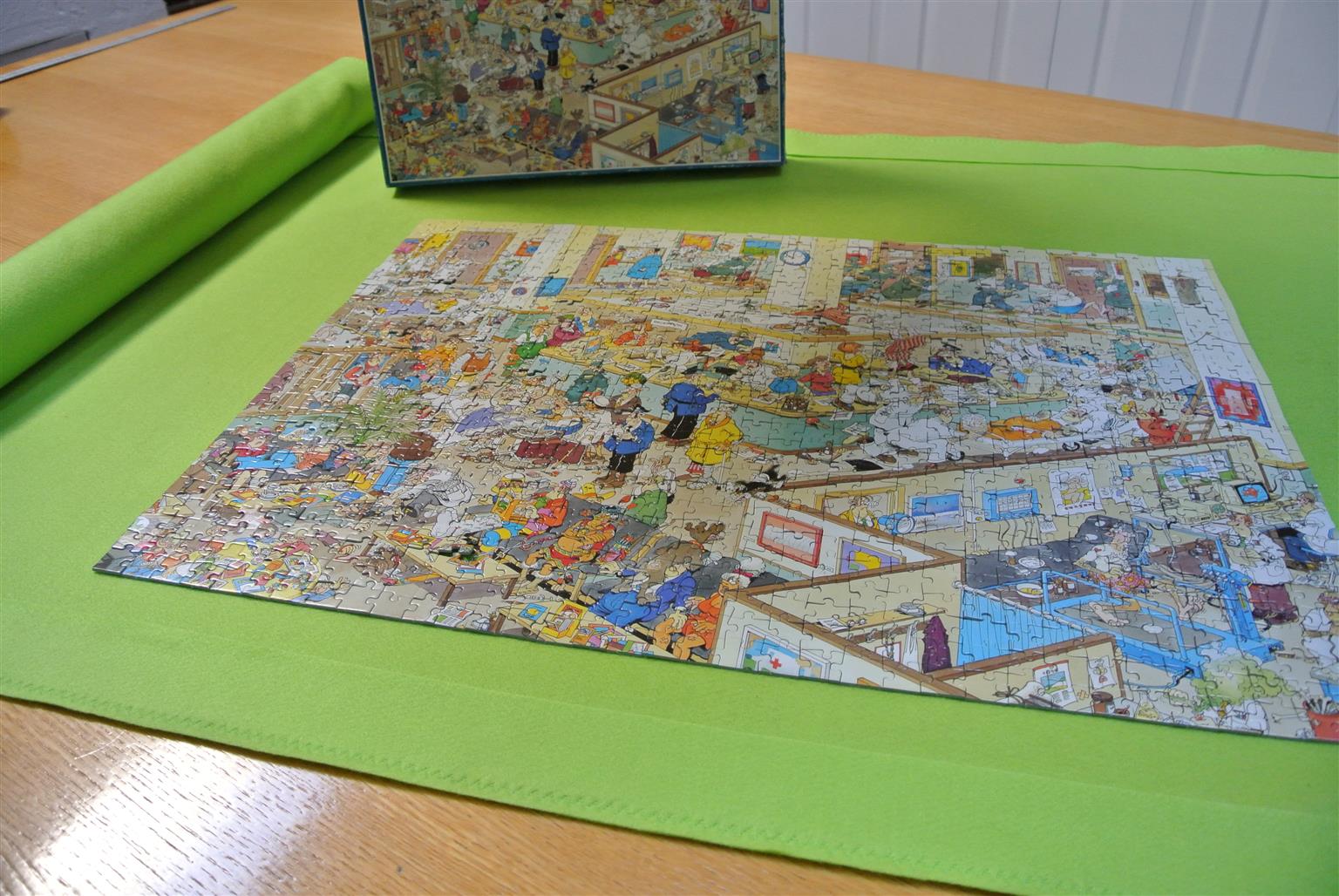 Jigsaw Puzzle Roll Up Mats Felt Junk Mail