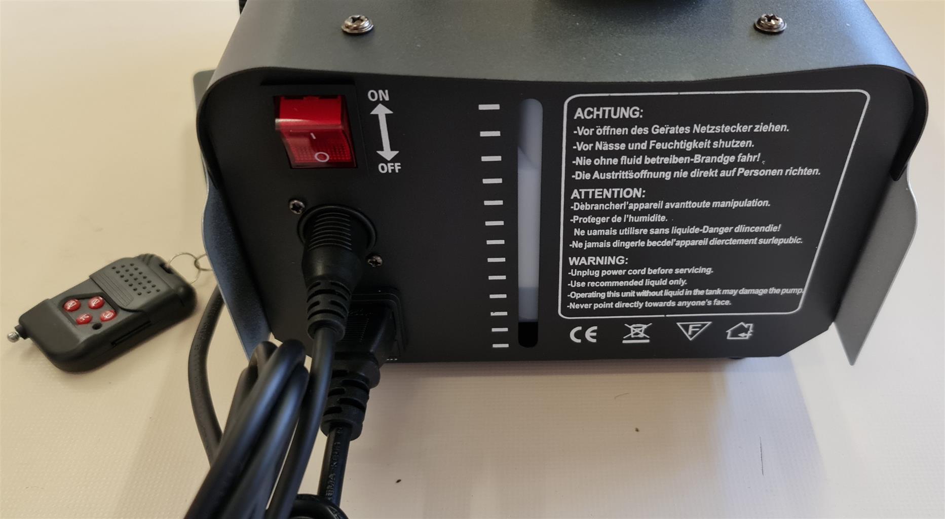 LED Smoke, Fog Machine 1500W Heavy Duty, Compact & High Capacity. Brand NEW