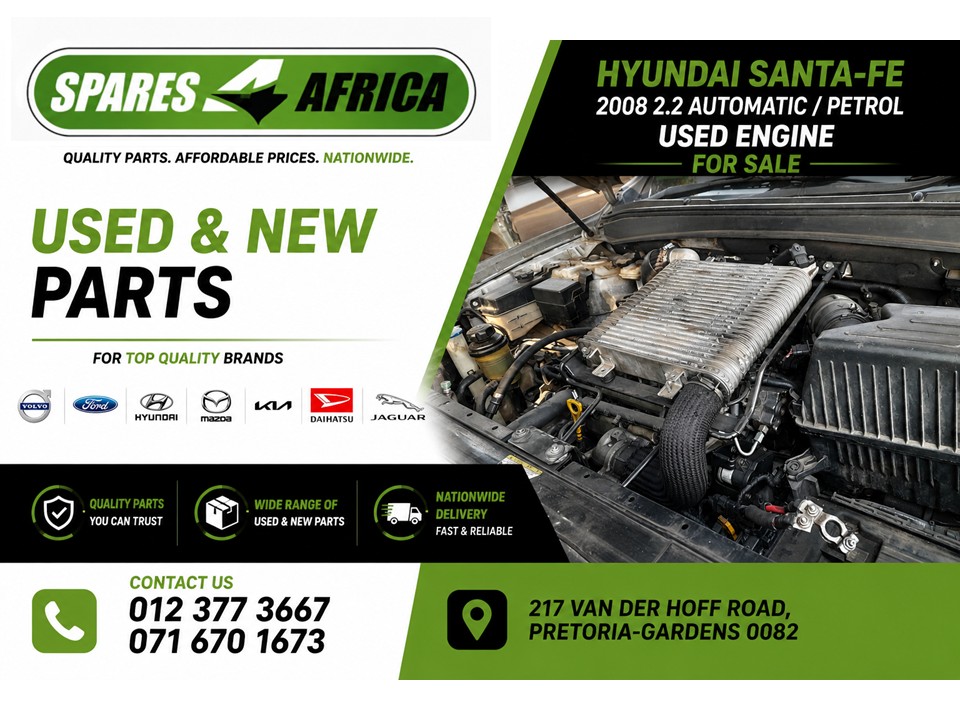 2008 HYUNDAI SANTA FE 2.2 DIESEL AUTOMATIC USED ENGINE FOR SALE - Private Seller 2008 HYUNDAI SANTA FE 2.2 DIESEL AUTOMATIC USED ENGINE FOR SALE - Private Seller