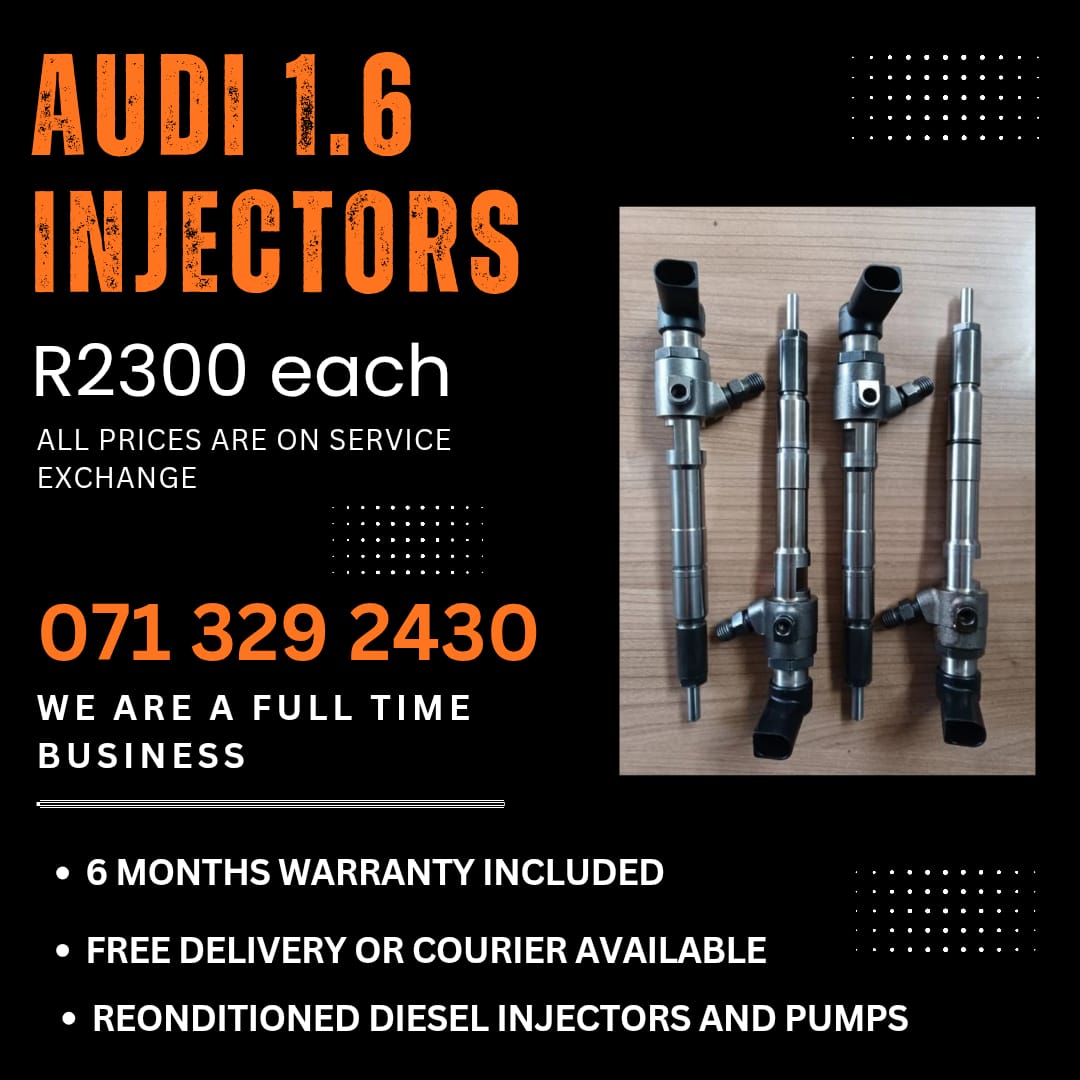 AUDI 1.6 INJECTORS FOR SALE WITH WARRANTY - Private Seller AUDI 1.6 INJECTORS FOR SALE WITH WARRANTY - Private Seller