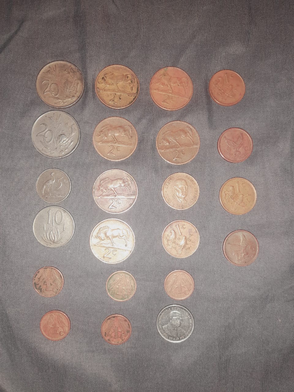 (203)R5 Mandela coins&old coins.only looking for a real buyer not fake buyers.