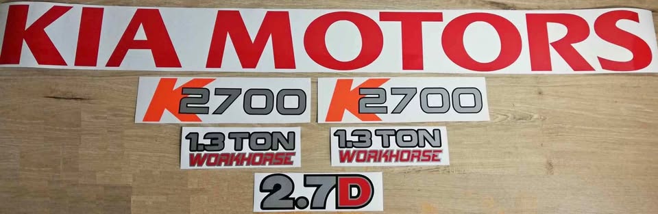 Kia K2700 stickers and badges - Private Seller