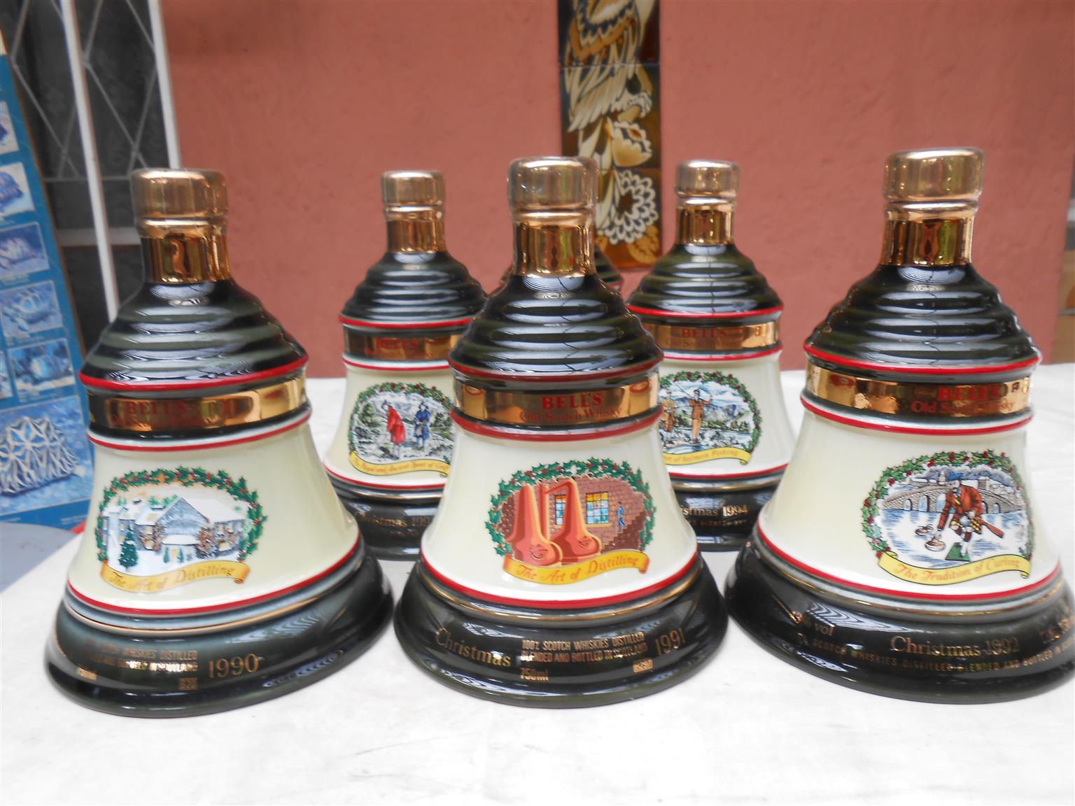 Bells Christmas Decanter collection