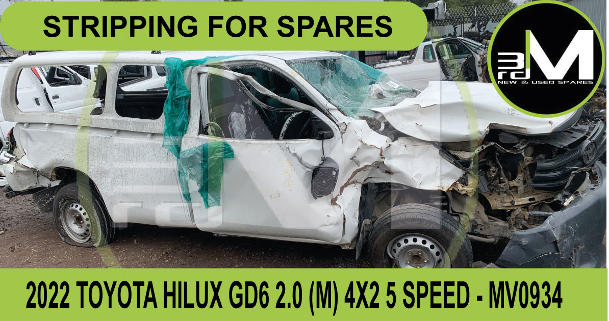 STRIPPING FOR SPARES - TOYOTA HILUX GD6 - Private Seller STRIPPING FOR SPARES - TOYOTA HILUX GD6 - Private Seller
