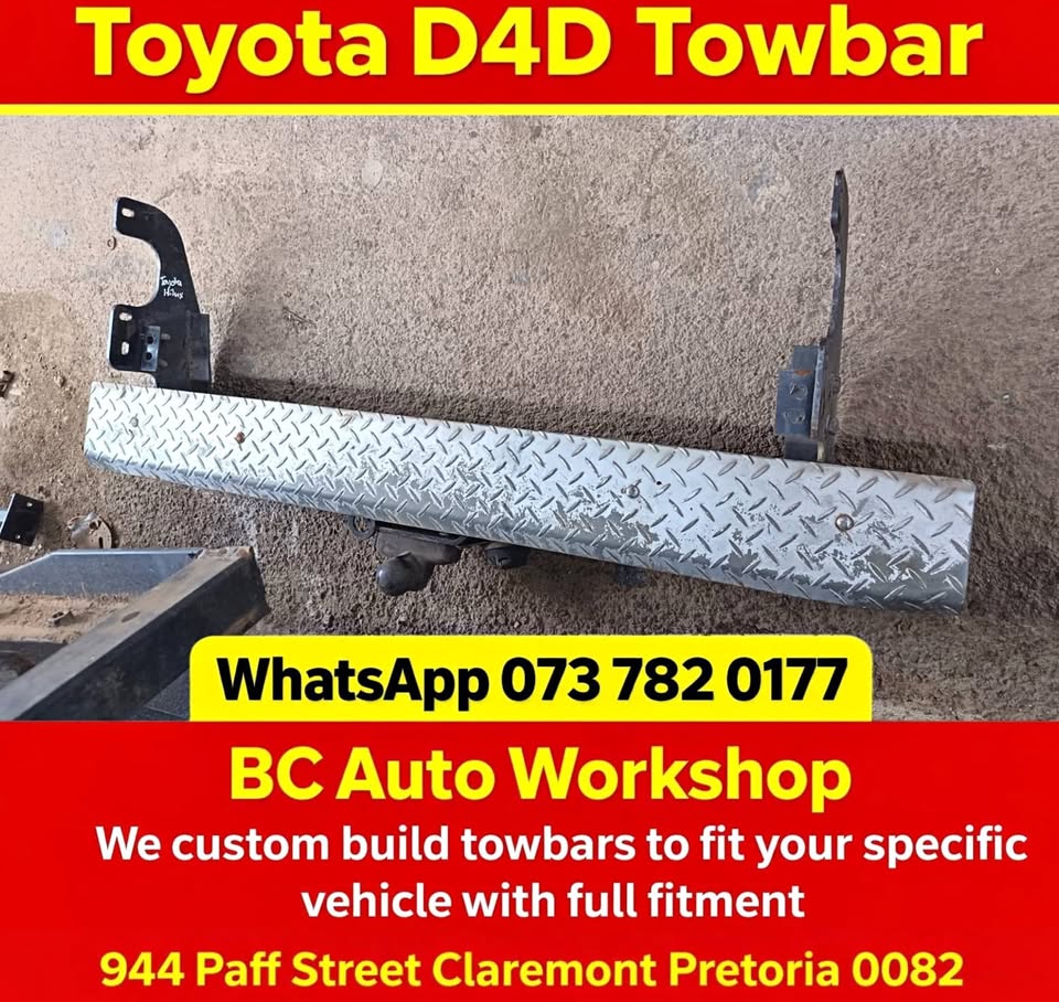 Toyota D4D towing hitch for sale full fitment included R3000 - Private Seller Toyota D4D towing hitch for sale full fitment included R3000 - Private Seller