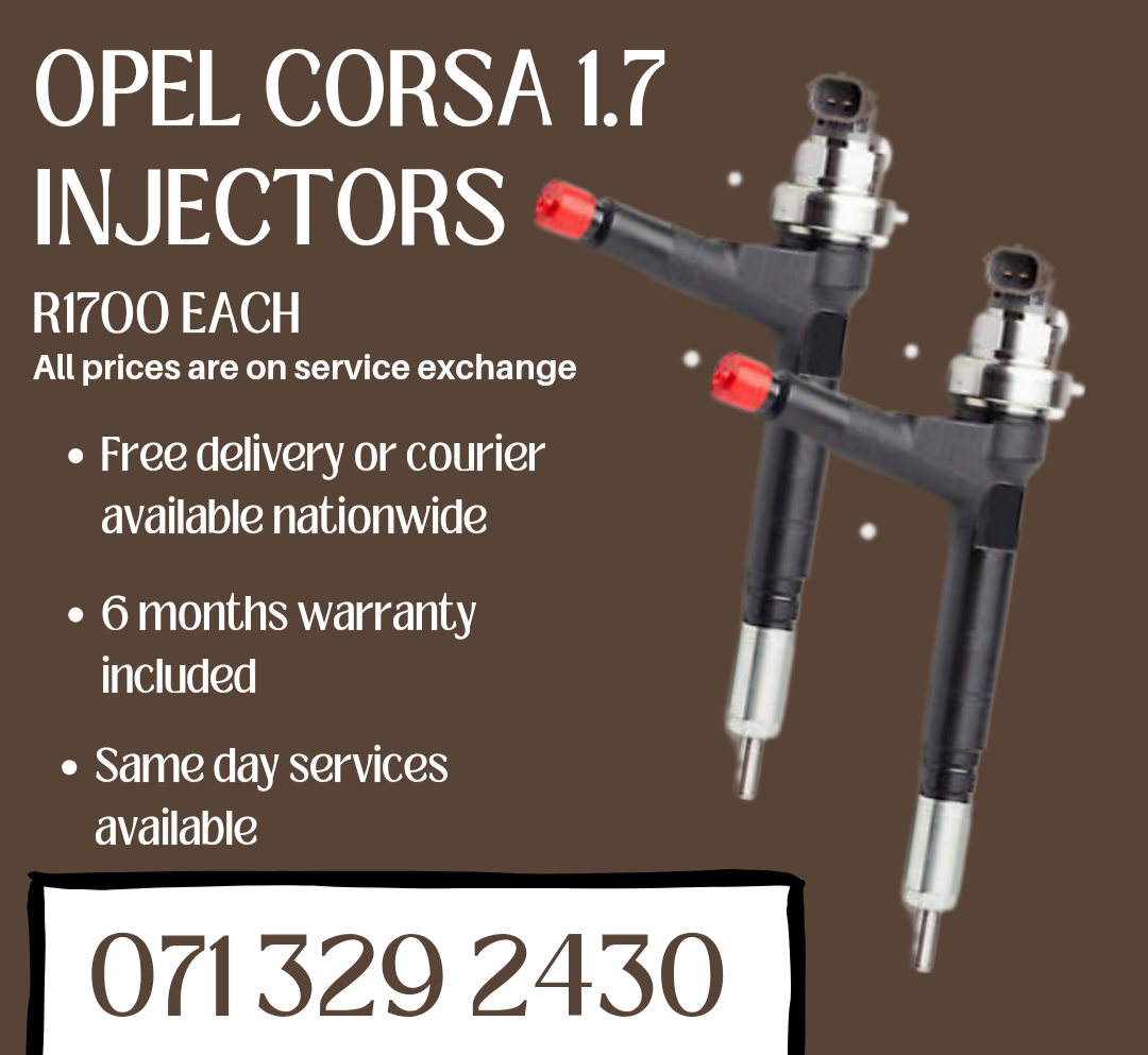 OPEL CORSA 1.7 INJECTORS FOR SALE WITH WARRANTY - Private Seller