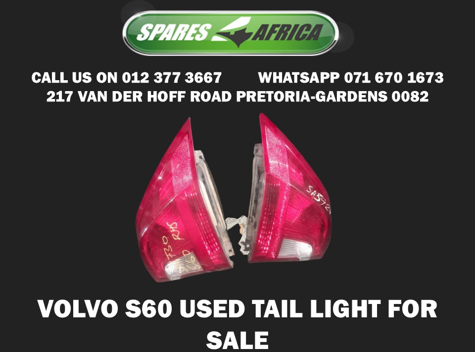 Volvo S60 Used Tail Light for sale - Private Seller Volvo S60 Used Tail Light for sale - Private Seller