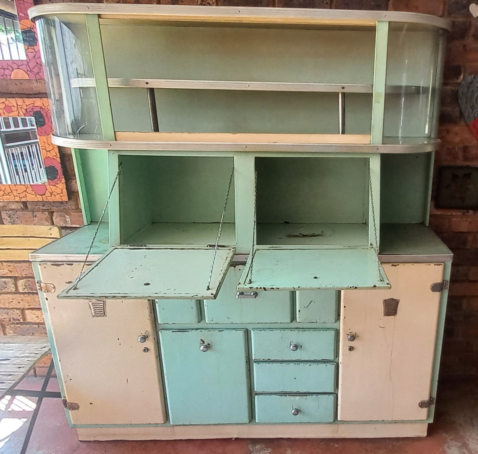 Antique/Vintage steel kitchen cabinet
