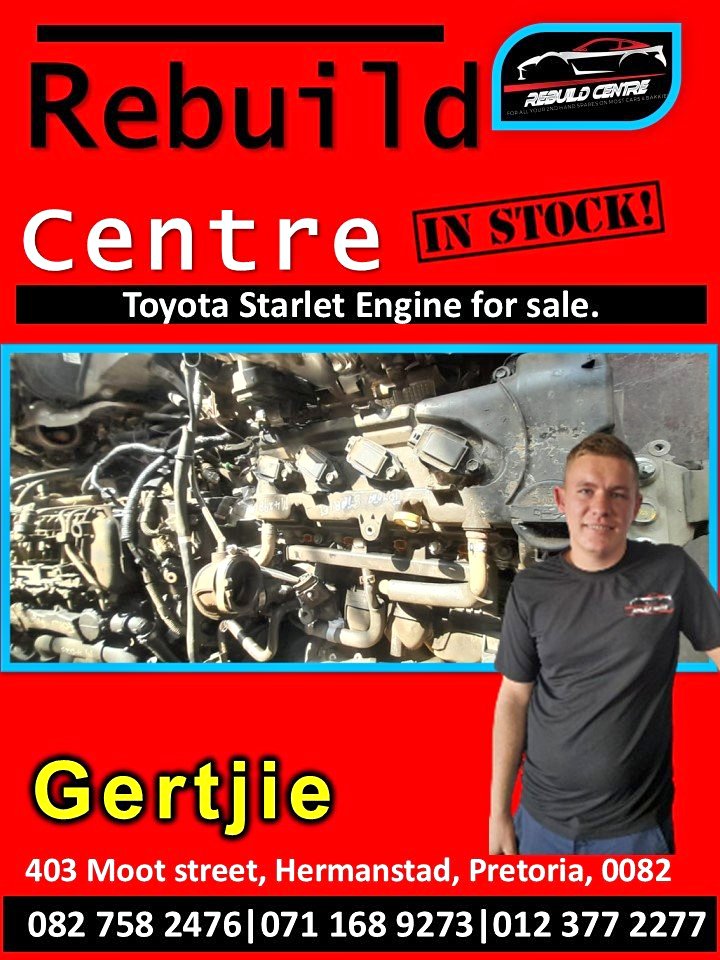 Toyota Starlet engine for sale - Private Seller Toyota Starlet engine for sale - Private Seller