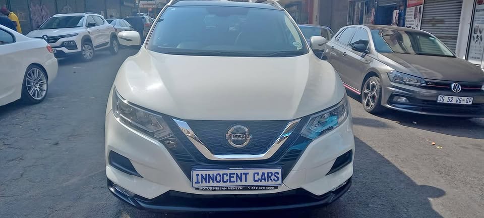 2021 NISSAN QUASHQAI 1.2T PETROL, AUTOMATIC TRANSMISSION, WHITE COLOUR, 61000KM