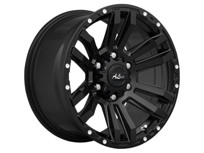 17″ A-Line Scavenger 6/114 Matt Black Alloy Wheels