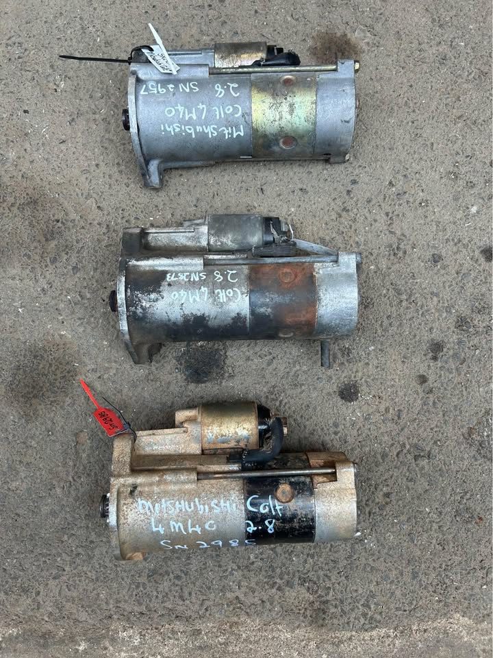 Mitsubishi Colt 4M40 2.8 Starter motors Available @Circle 7 Used Parts Call or WhatsApp - Private Seller