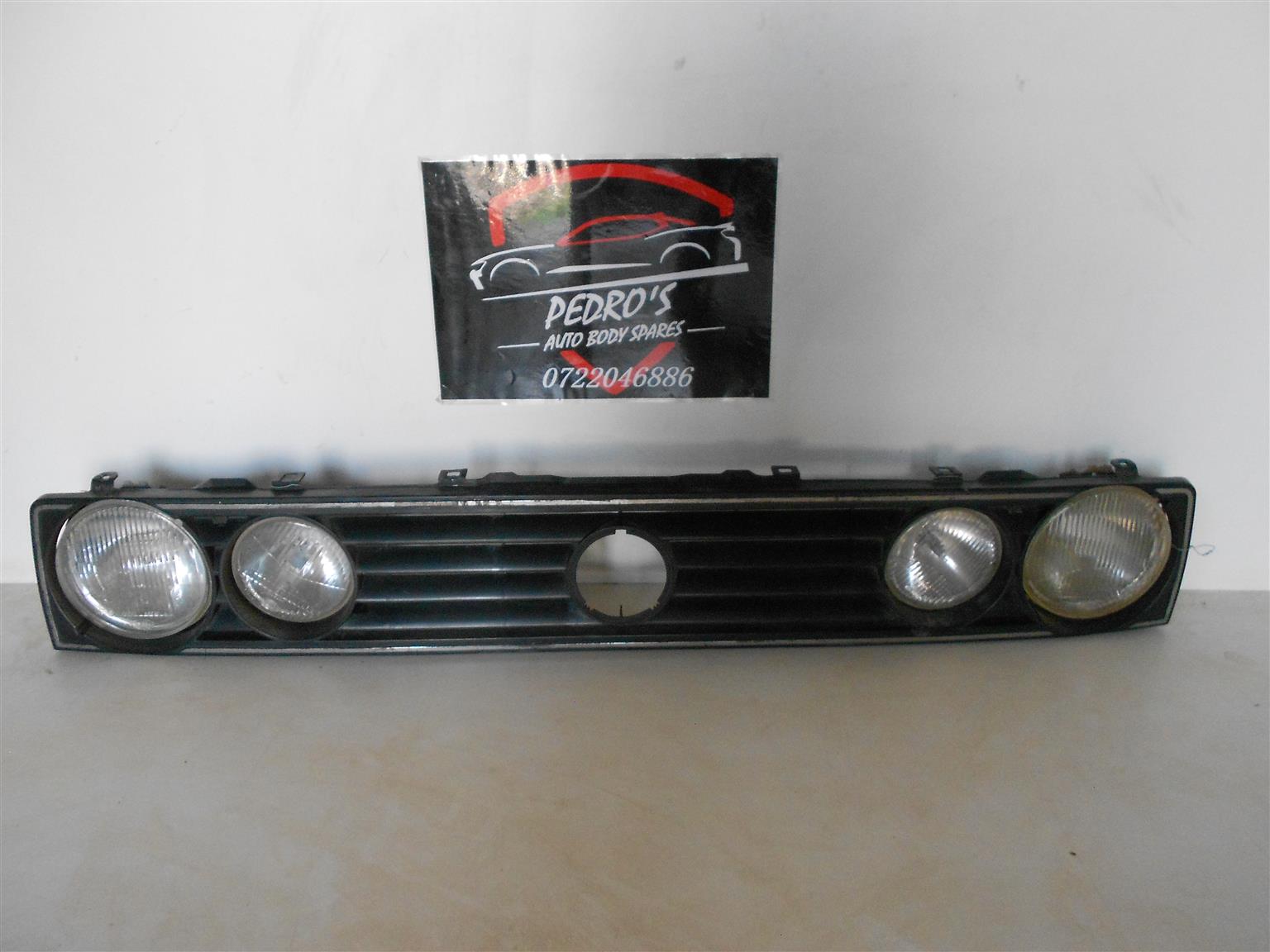 VW GOLF 1 Front Bumper Grill With Headlights
