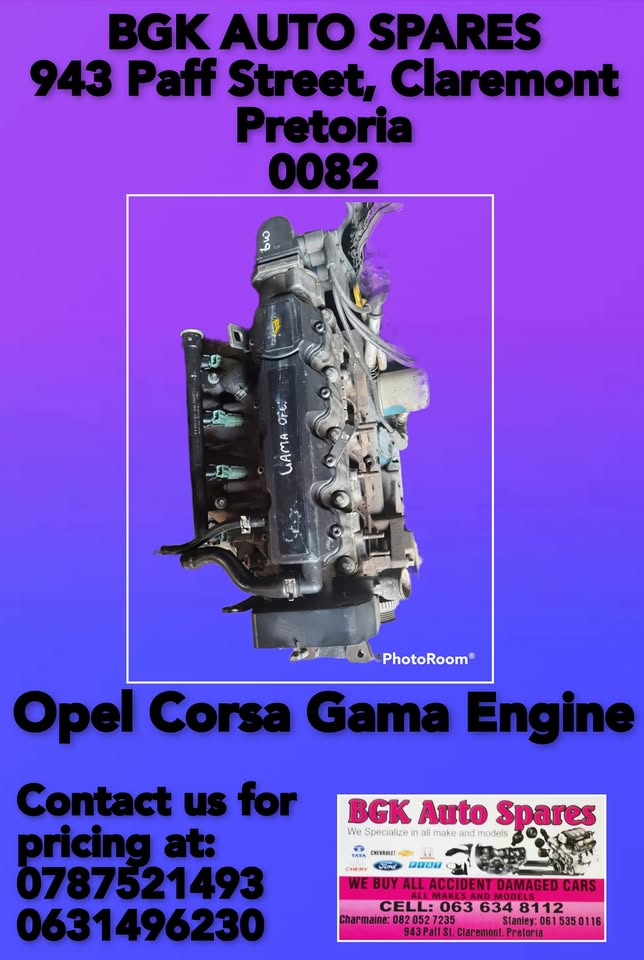 Opel corsa Gama engine - Private Seller Opel corsa Gama engine - Private Seller