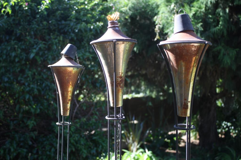 garden oil torch lights