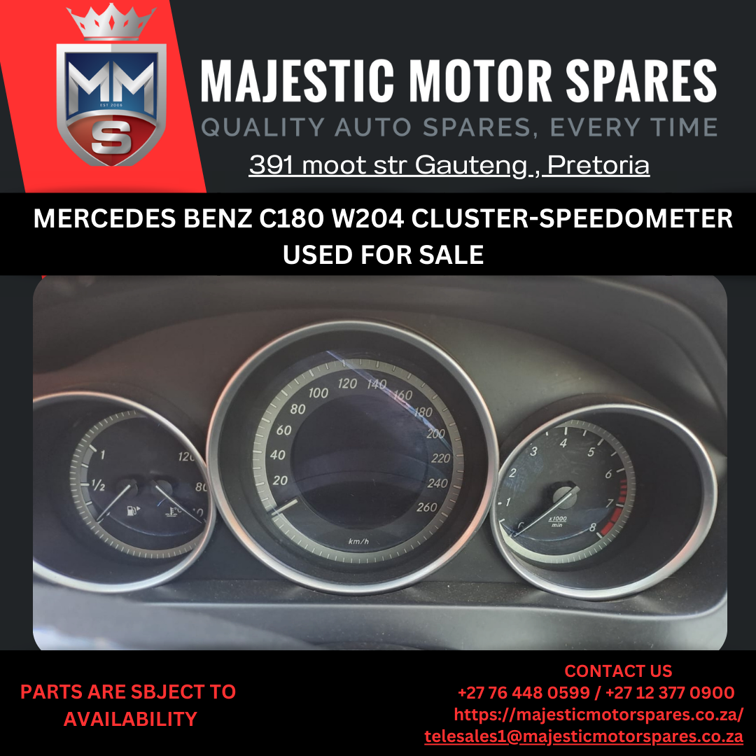 Mercedes benz C180 W204 Cluster-speedometer - Private Seller Mercedes benz C180 W204 Cluster-speedometer - Private Seller
