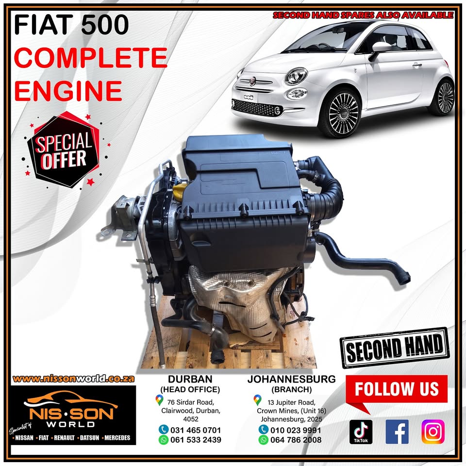 Fiat 500 Complete Engine - Private Seller Fiat 500 Complete Engine - Private Seller