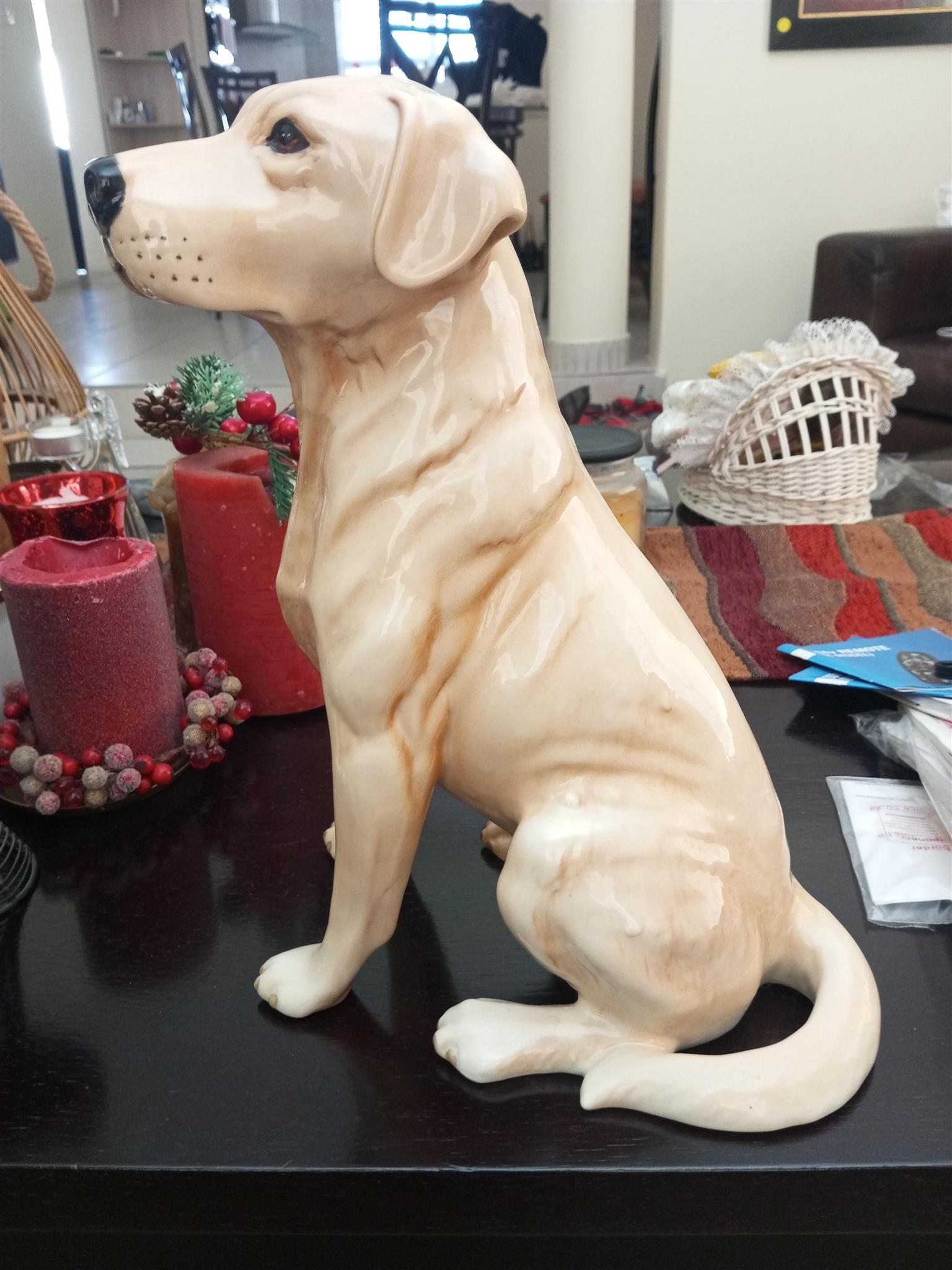 Beswick Fireside Model Labrador, model No. 2314, golden brown gloss