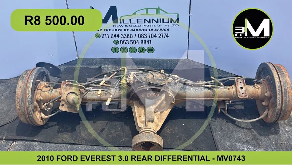 2010 FORD EVEREST 3.0 REAR DIFFERENTIAL - MV0743 - Private Seller 2010 FORD EVEREST 3.0 REAR DIFFERENTIAL - MV0743 - Private Seller