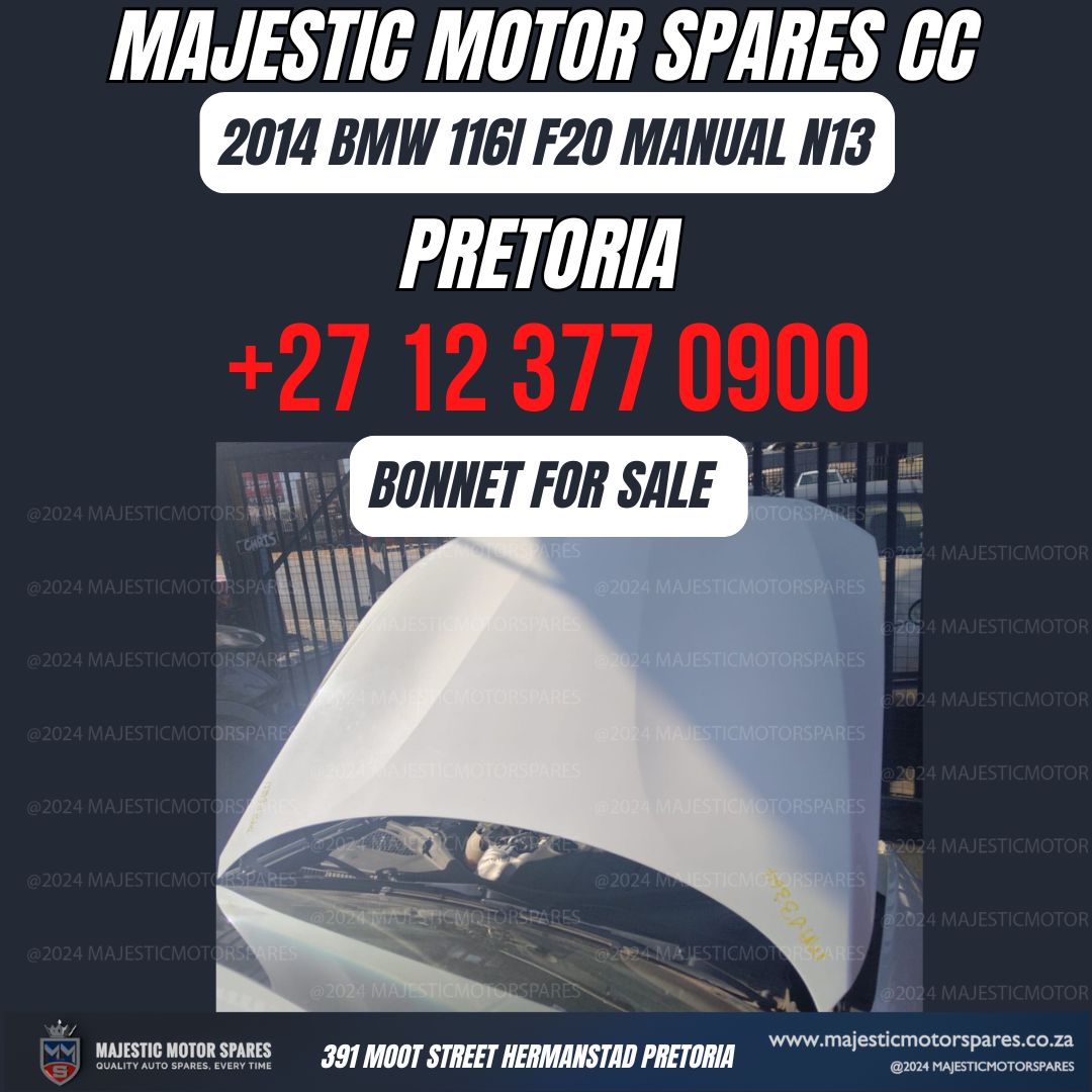 2014 BMW 116i F20 Bonnet Hood for Sale - Great Condition - Private Seller 2014 BMW 116i F20 Bonnet Hood for Sale - Great Condition - Private Seller